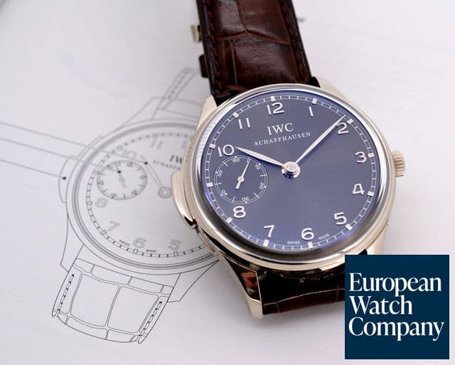 Image of IWC Portuguese Minute Repeater 18K White Gold / Grey Dial 