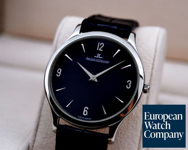Image of Jaeger LeCoultre Master Ultra Thin SS / Black Dial 
