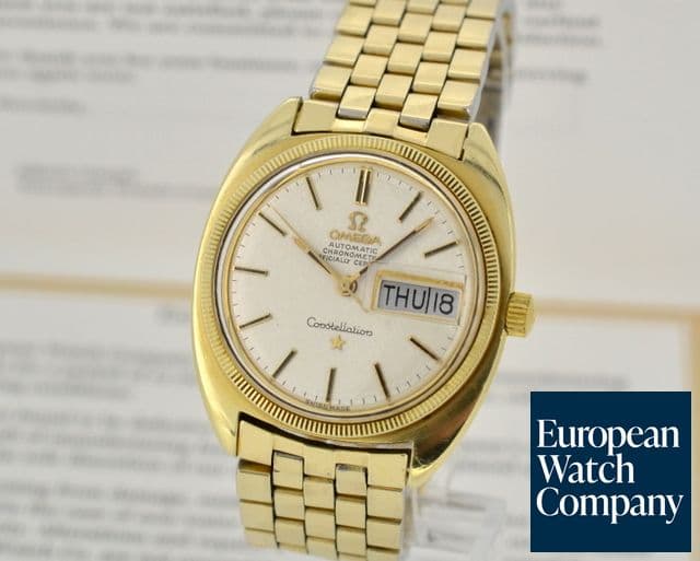 Image of Omega Constellation Day Date Automatic 