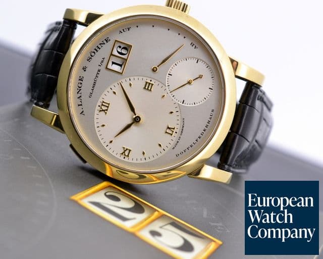 Image of A. Lange and Sohne Lange 1 18K YG
Champagne Dial 
