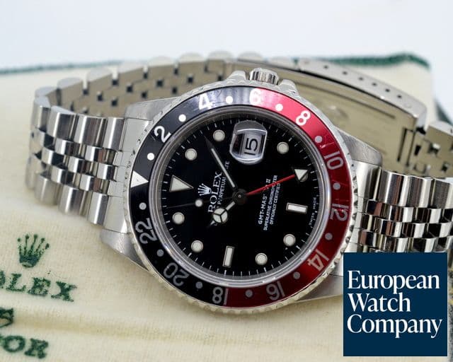 Image of Rolex GMT Master II SS Red / Black Coke Bezel