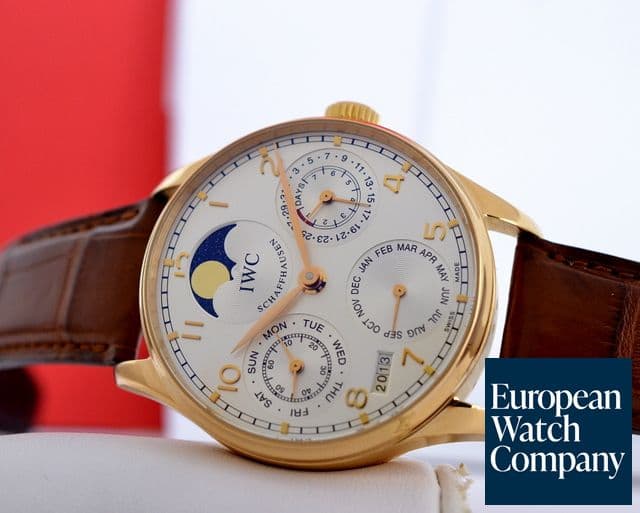 Image of IWC Portuguese Perpetual Calendar II 18K Rose Gold