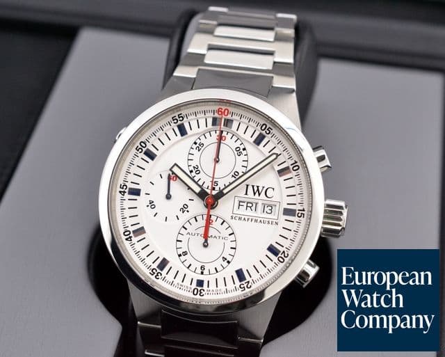 Image of IWC GST Split Second Chronograph SS White Dial 