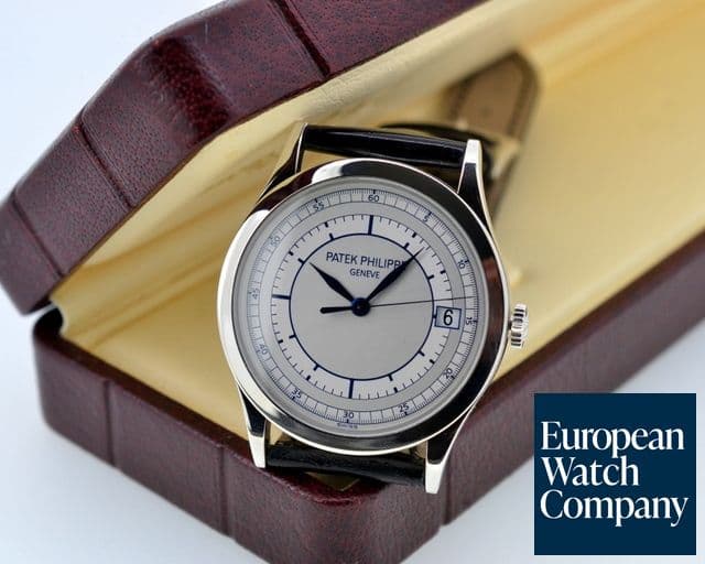 Image of Patek Philippe Calatrava 18K White Gold Sector Dial 