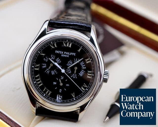 Image of Patek Philippe Annual Calendar Black Dial Platinum