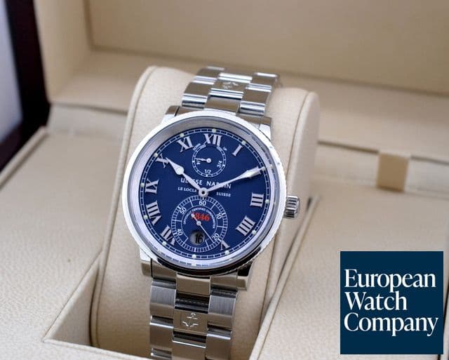 Image of Ulysse Nardin Marine Chronometer 1846 Blue Dial SS / SS