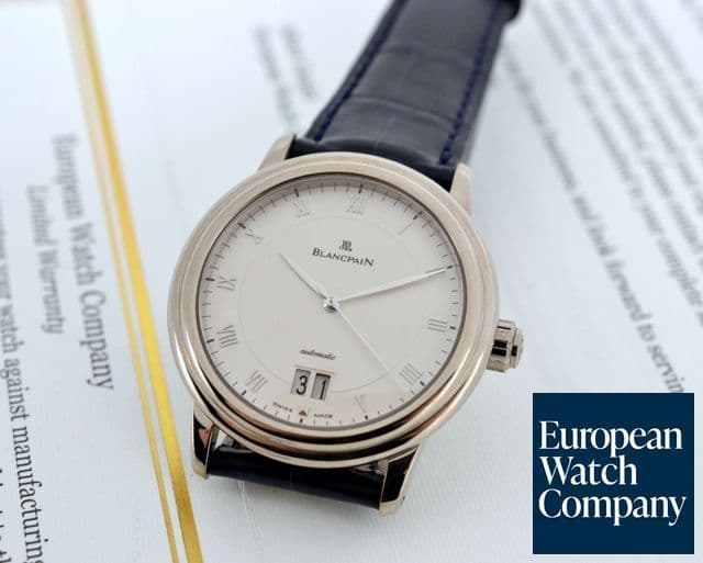 Image of Blancpain Villeret Big Date 18K White Gold