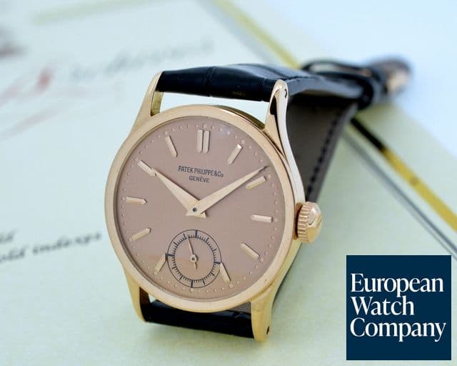 Image of Patek Philippe Calatrava 18K Rose Gold / Rose Dial