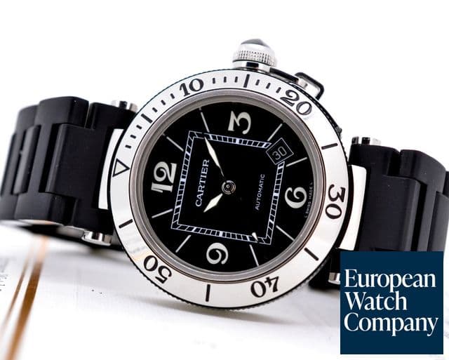 Image of Cartier Pasha Seatimer Rubber / SS 