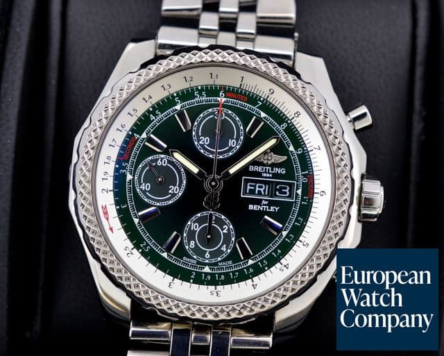 Image of Breitling Bentley GT II Green Dial SS / SS 