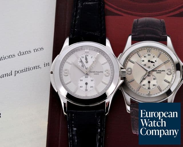 Image of Patek Philippe Travel Time Silver Dial 18K White Gold