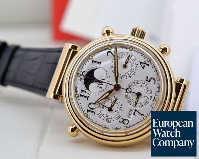 Image of IWC Da Vinci Perpetual Calendar Chronograph Split Second 18K Yellow Gold 