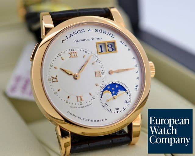 Image of A. Lange and Sohne Lange 1 Moon 18K Rose Gold UNWORN