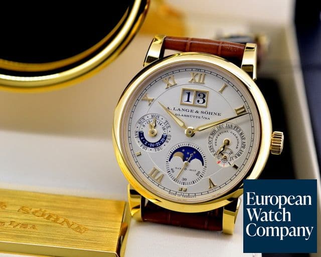 Image of A. Lange and Sohne Langematik Perpetual Calendar 18K Yellow Gold UNWORN 