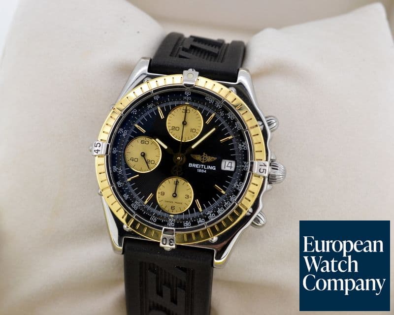 Image of Breitling Chronomat Black Dial 18K / SS
