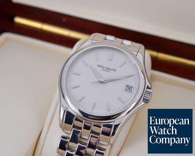 Image of Patek Philippe Calatrava Automatic 18K White Gold / 18K Bracelet 