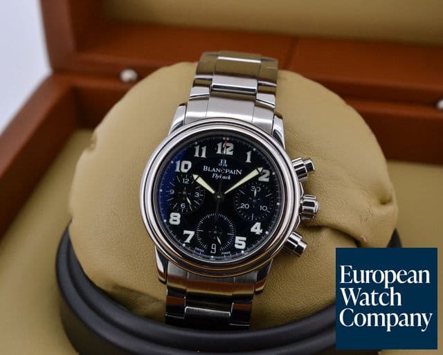 Image of Blancpain Leman Flyback Chronograph Mid Size SS / SS
