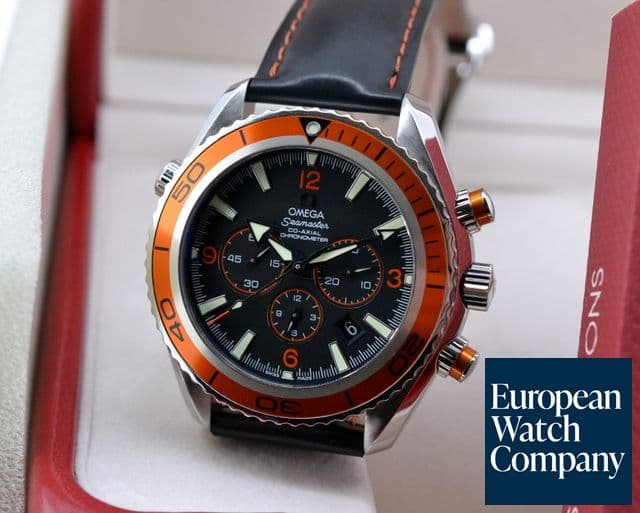 Image of Omega Seamaster Co-Axial Planet Ocean SS Orange Bezel