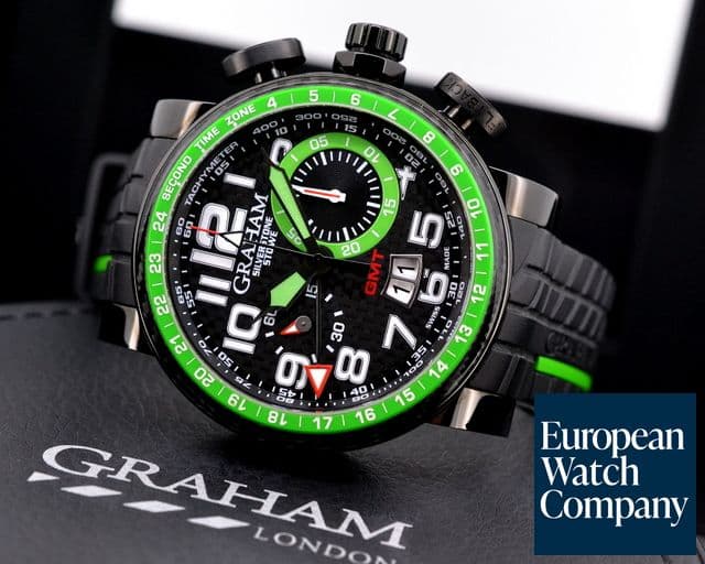 Image of Graham Silverstone Stowe GMT Green SS / Rubber Limited