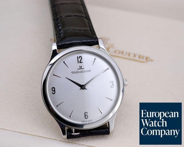 Image of Jaeger LeCoultre Ultra Thin SS Silver Dial / Deployant