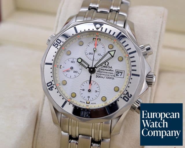 Image of Omega Seamaster Professional Chronograph White Dial SS / SS
