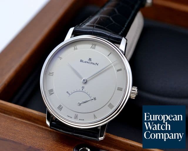 Image of Blancpain Villeret Retrograde Seconds 18K White Gold 