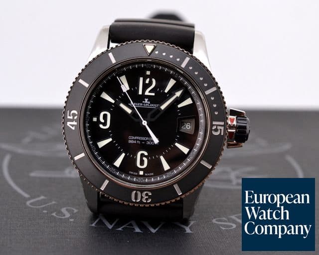 Image of Jaeger LeCoultre Master Compressor Diving Navy Seals SS / Rubber UNWORN
  