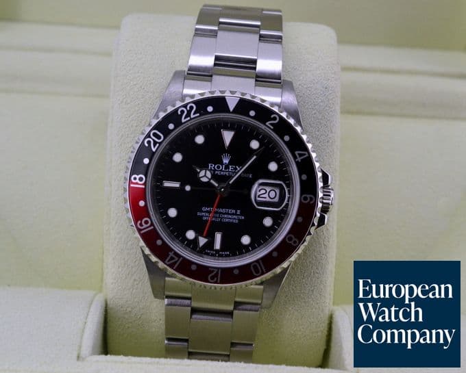 Image of Rolex GMT Master II SS Red / Black Coke Bezel