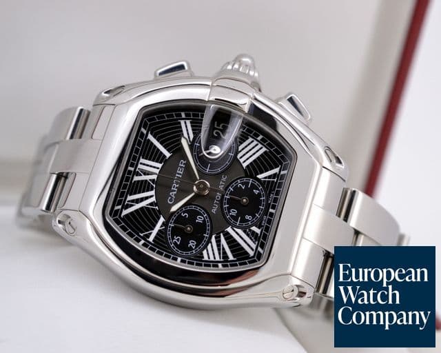 Image of Cartier Roadster Chronograph XL Black Dial SS / SS