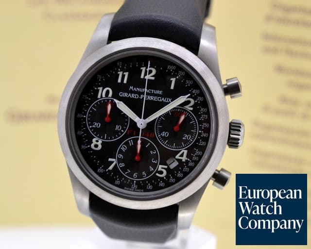 Image of Girard Perregaux Ferrari F1 048 Chronograph Titanium / Carbon Fiber Dial  