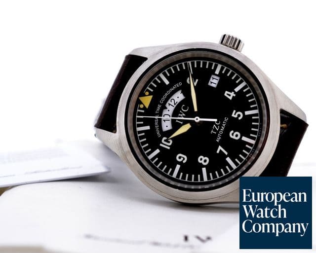 Image of IWC UTC Black Dial SS