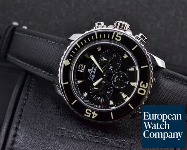 Image of Blancpain Fifty Fathoms Chronograph SS / Kevlar