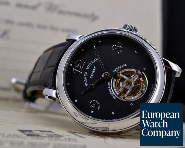 Image of Franck Muller Ronde Tourbillon SS Black Dial 
