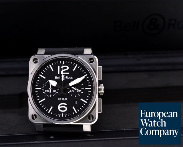 Image of Bell & Ross BR 03-94 Chronograph 
Automatic SS / Rubber
