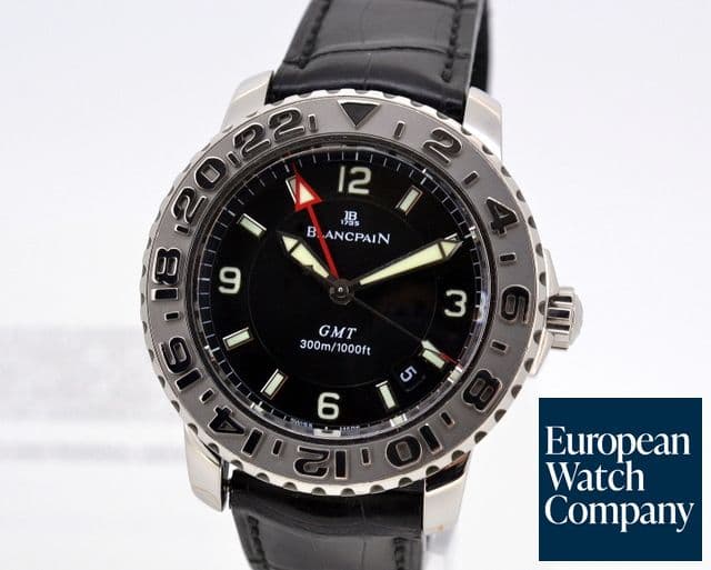 Image of Blancpain Blancpain Fifty Fathoms Trilogy GMT SS 