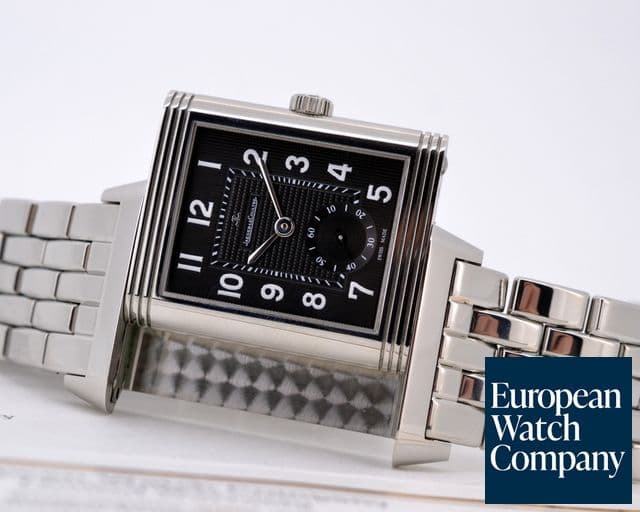 Image of Jaeger LeCoultre Grande Reverso 976 Black Dial SS / SS