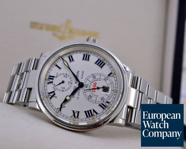 Image of Ulysse Nardin Marine Chronometer 1846 Silver Dial SS / SS