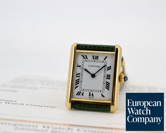Image of Cartier Tank Louis Manual Wind 18K Yellow Gold