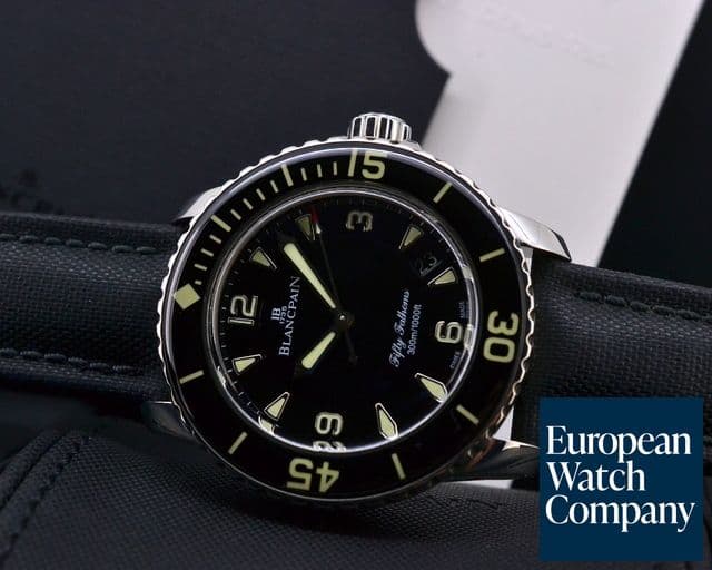 Image of Blancpain Fifty Fathoms Automatic SS / Kevlar 