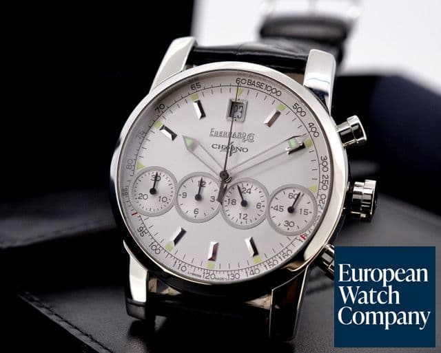 Image of Eberhard Chrono 4 Silver Dial SS