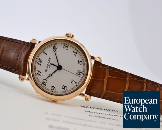 Image of Patek Philippe Calatrava Officers Case 18K Rose Gold