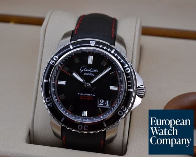Image of Glashutte Original Sport Evolution Panorama Date SS / Kevlar 