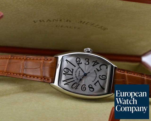 Image of Franck Muller Cintree Curvex SS Platinum Rotor Automatic Silver Dial 

