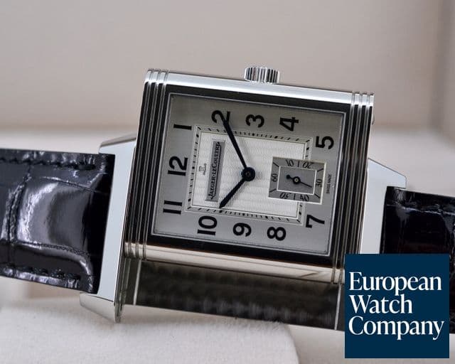 Image of Jaeger LeCoultre Reverso Grande Taille SS Silver Dial 