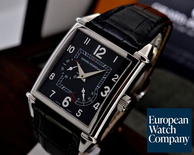 Image of Girard Perregaux Vintage 1945 Power Reserve SS Black Dial