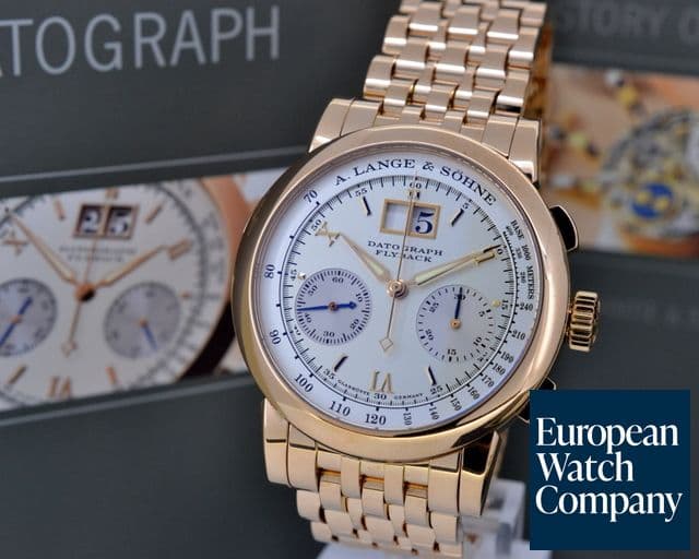 Image of A. Lange and Sohne Datograph 18K Rose Gold / Bracelet