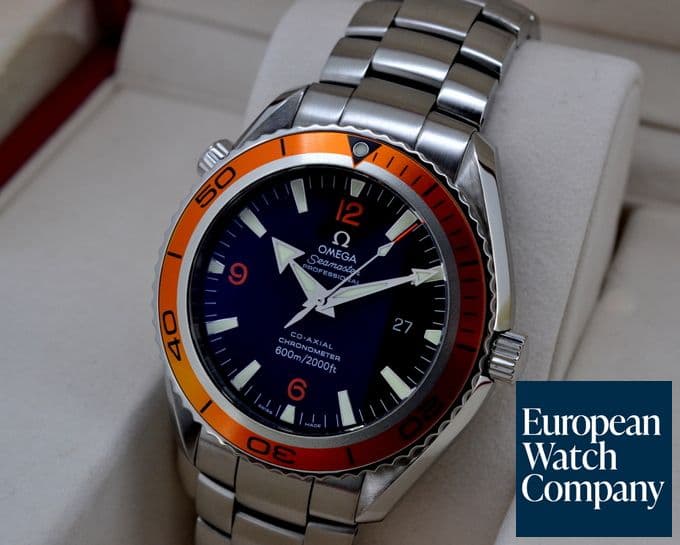 Image of Omega Seamaster Planet Ocean Co-Axial XL Orange Bezel 45.5MM