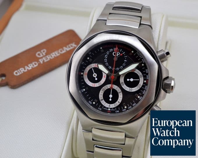Image of Girard Perregaux Laureato EVO3 Black Dial SS / SS 
