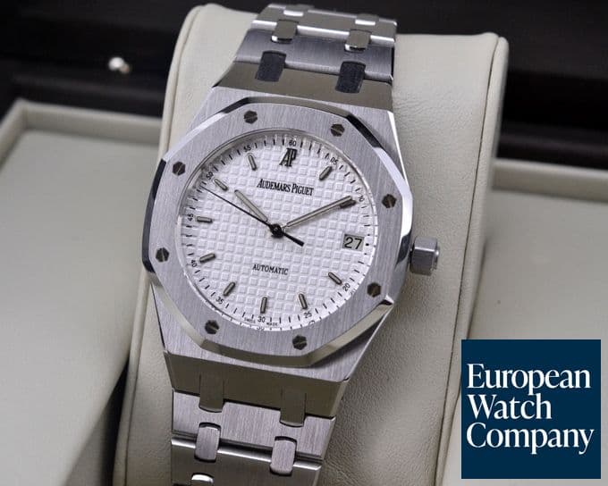 Image of Audemars Piguet Royal Oak White Dial SS / SS 