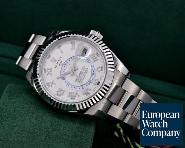 Image of Rolex Sky Dweller 18K White Gold / White Gold UNWORN 